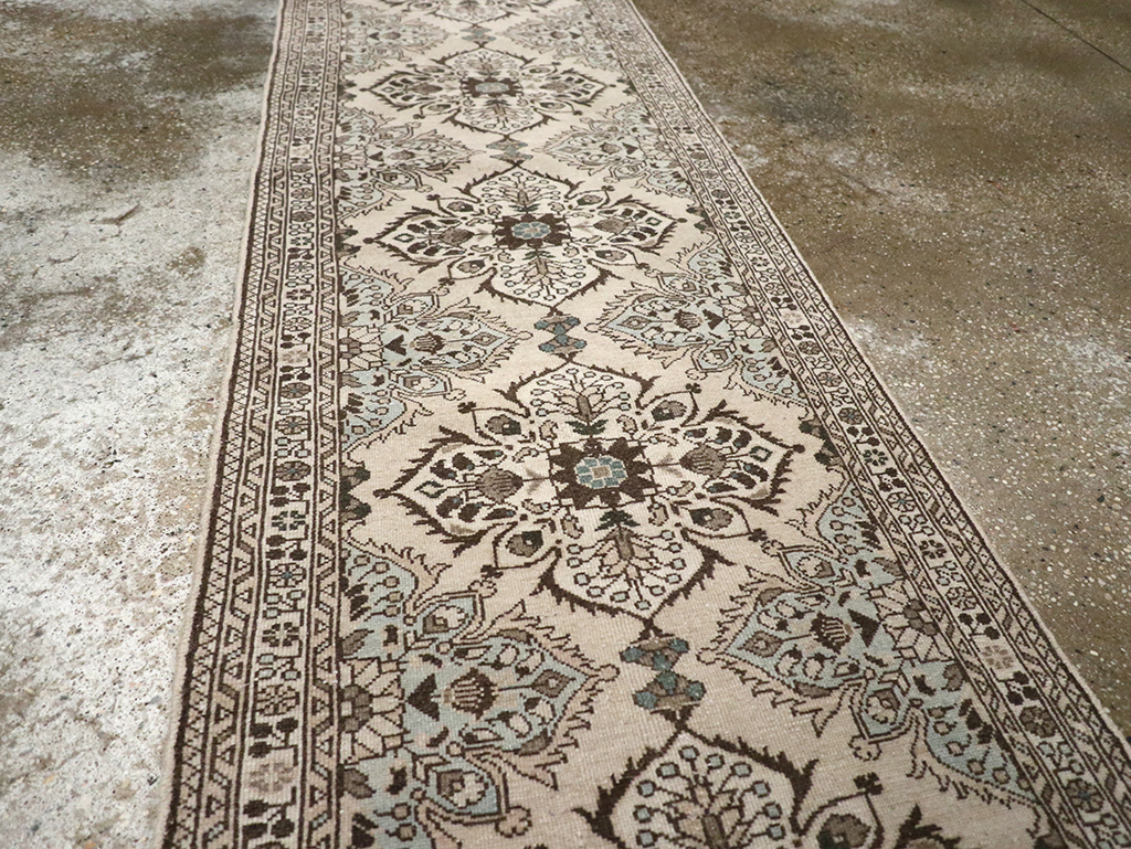 Vintage Persian Malayer Long Runner, No.33136 - Gsblank