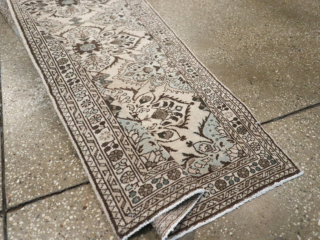 Vintage Persian Malayer Long Runner, No.33136 - Gsblank