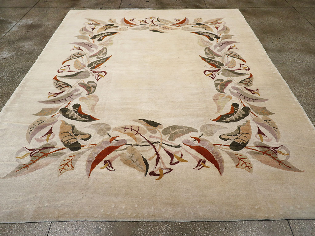 Mid-20th Century Art Deco Carpet By Olga Fisch, No.33138 - Gsblank