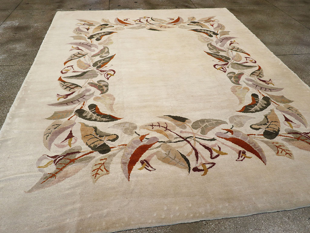 Mid-20th Century Art Deco Carpet By Olga Fisch, No.33138 - Gsblank