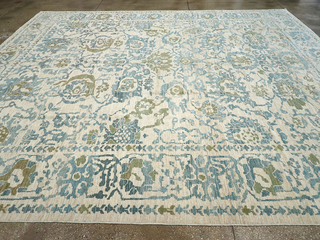 Modern Persian Sultanabad Large Room Size Carpet, No.33139 - Gsblank