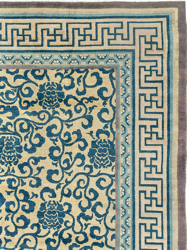 Antique Chinese Peking Room Size Carpet, No.33141 - Gsblank