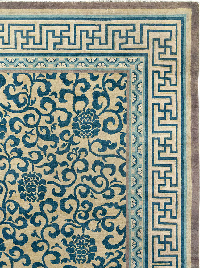 Antique Chinese Peking Room Size Carpet, No.33141 - Gsblank