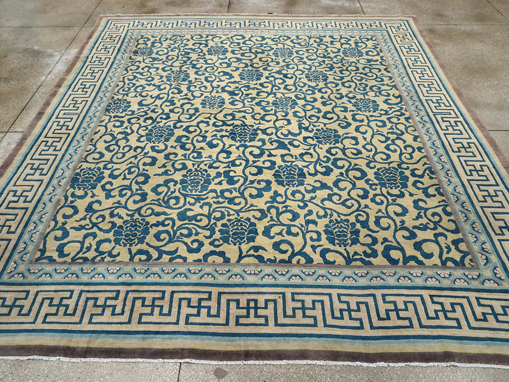 Antique Chinese Peking Room Size Carpet, No.33141 - Gsblank