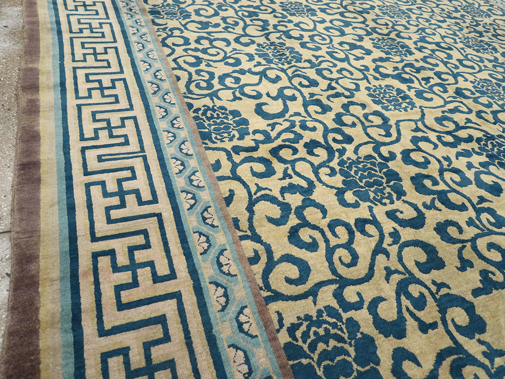 Antique Chinese Peking Room Size Carpet, No.33141 - Gsblank