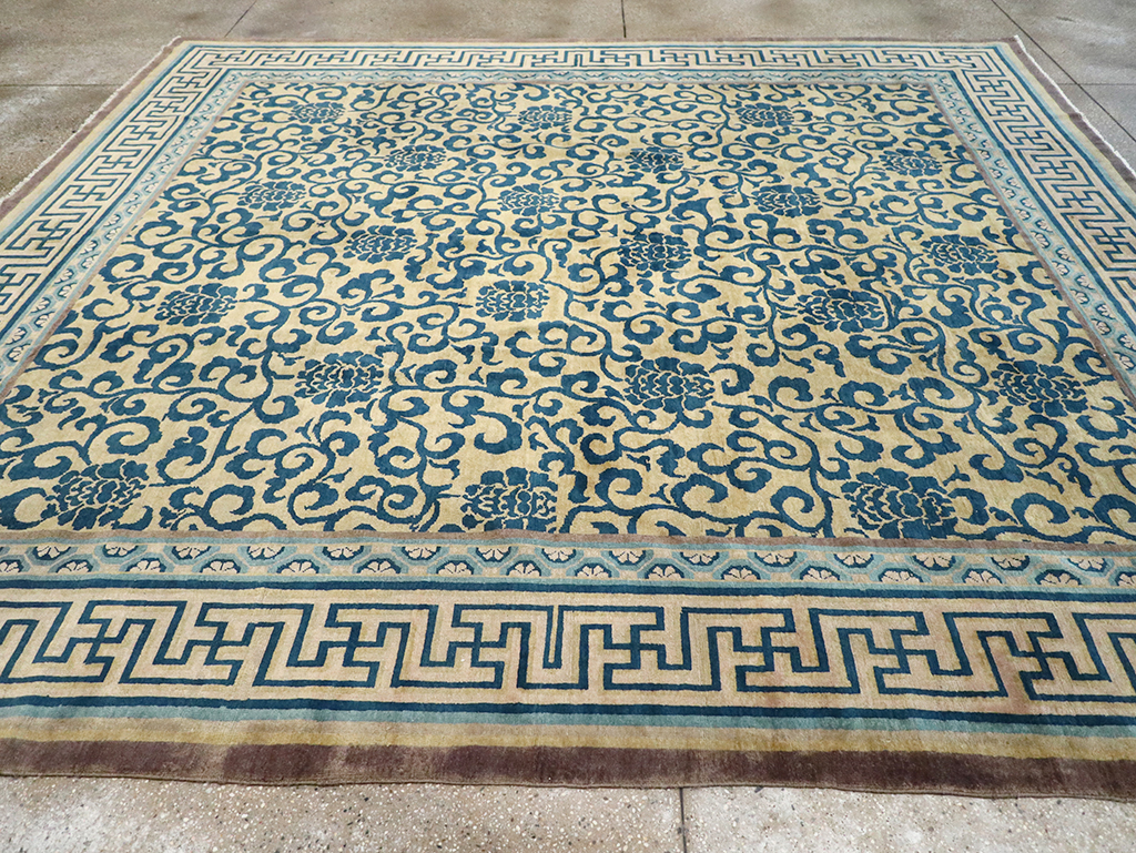 Antique Chinese Peking Room Size Carpet, No.33141 - Gsblank