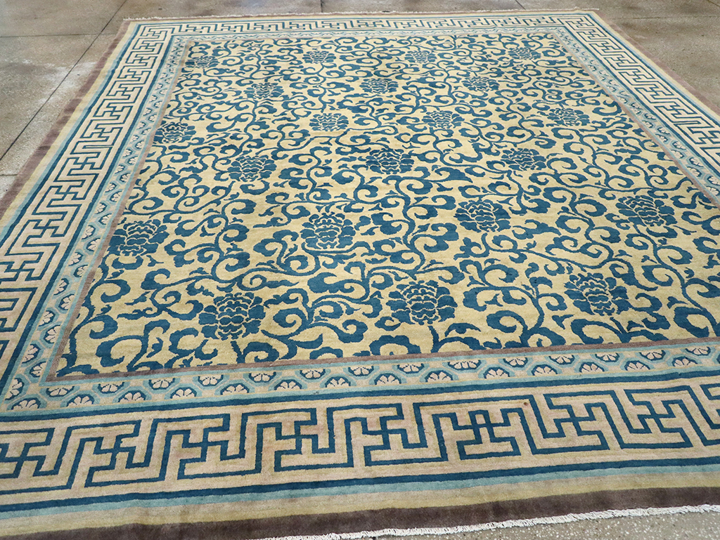 Antique Chinese Peking Room Size Carpet, No.33141 - Gsblank