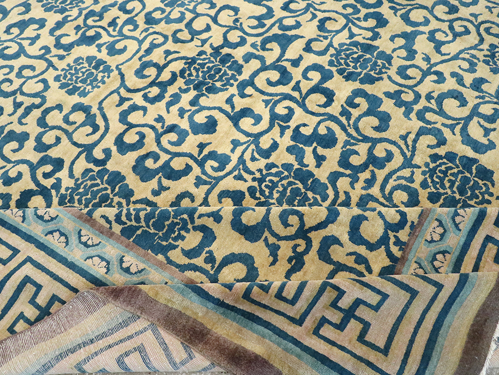 Antique Chinese Peking Room Size Carpet, No.33141 - Gsblank