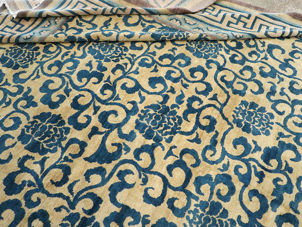 Antique Chinese Peking Room Size Carpet, No.33141 - Gsblank