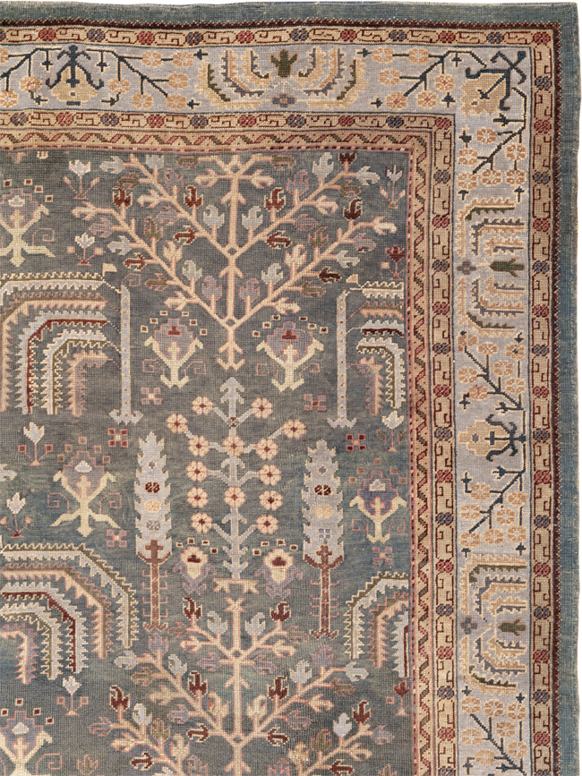 Antique Turkish Oushak Large Room Size Carpet, No.33142 - Gsblank