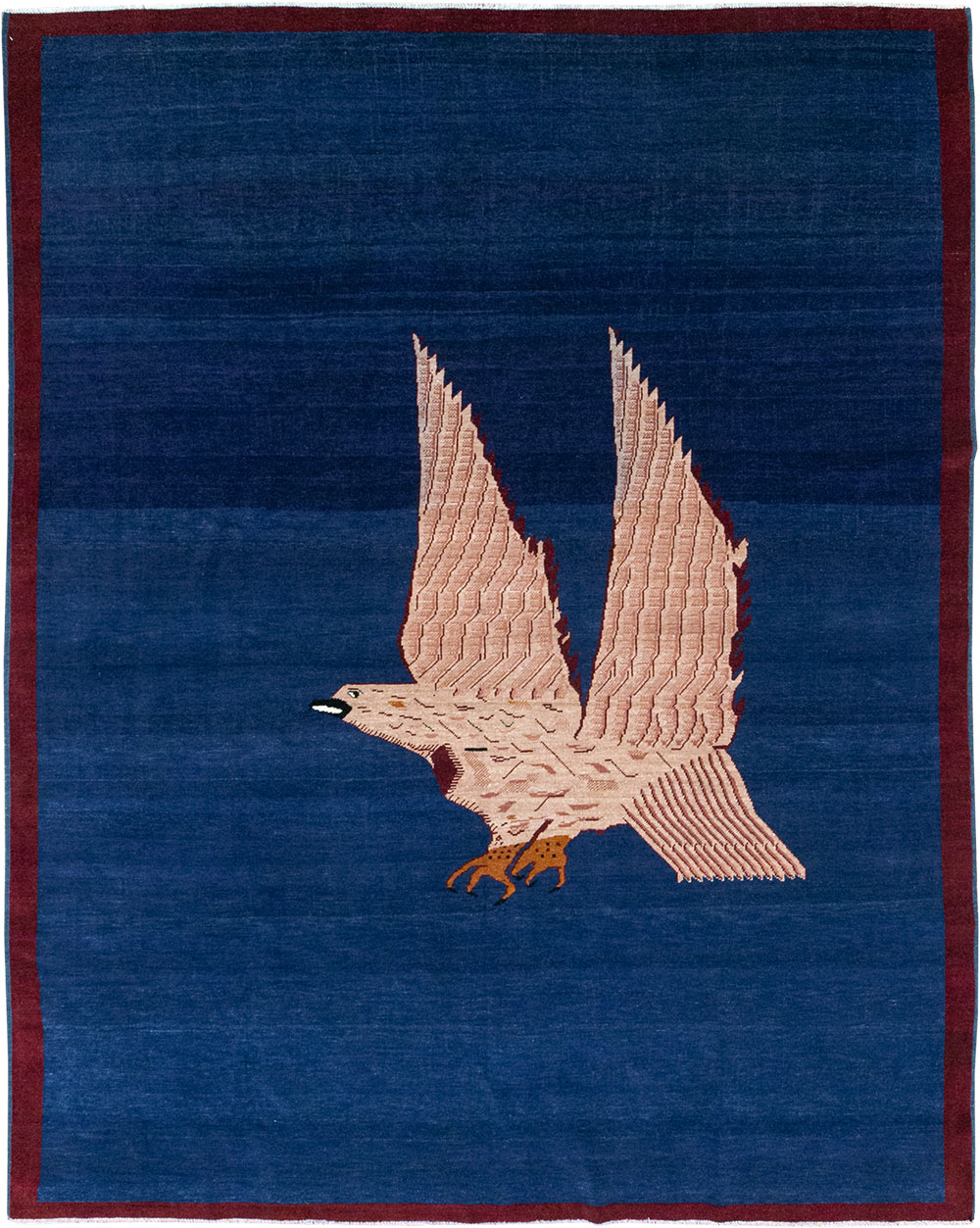 Vintage Turkish Pictorial Room Size Carpet, No.33143 - Gsblank