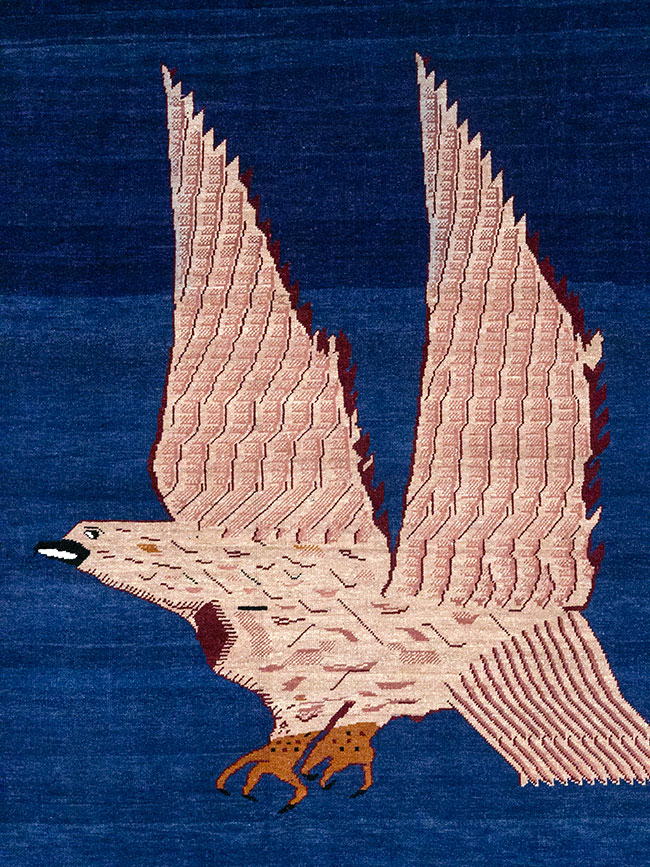 Vintage Turkish Pictorial Room Size Carpet, No.33143 - Gsblank