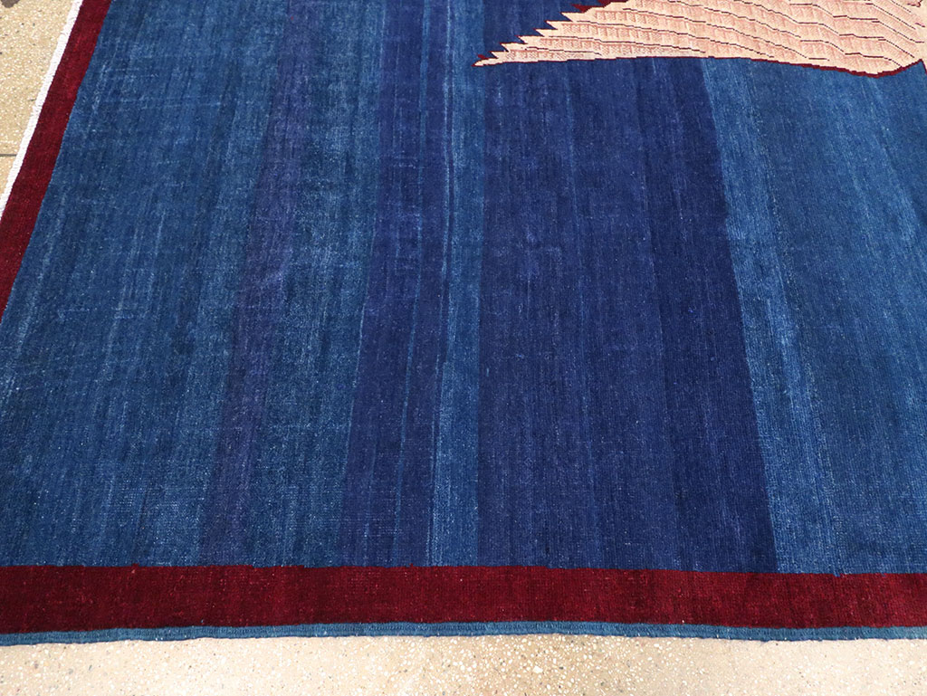 Vintage Turkish Pictorial Room Size Carpet, No.33143 - Gsblank