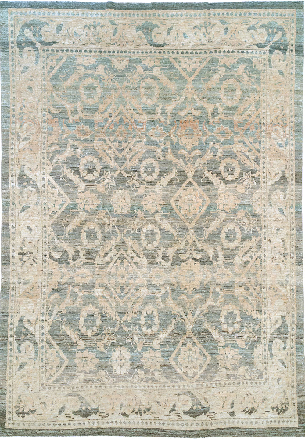 Modern Persian Mahal Room Size Carpet, No.33147 - Gsblank