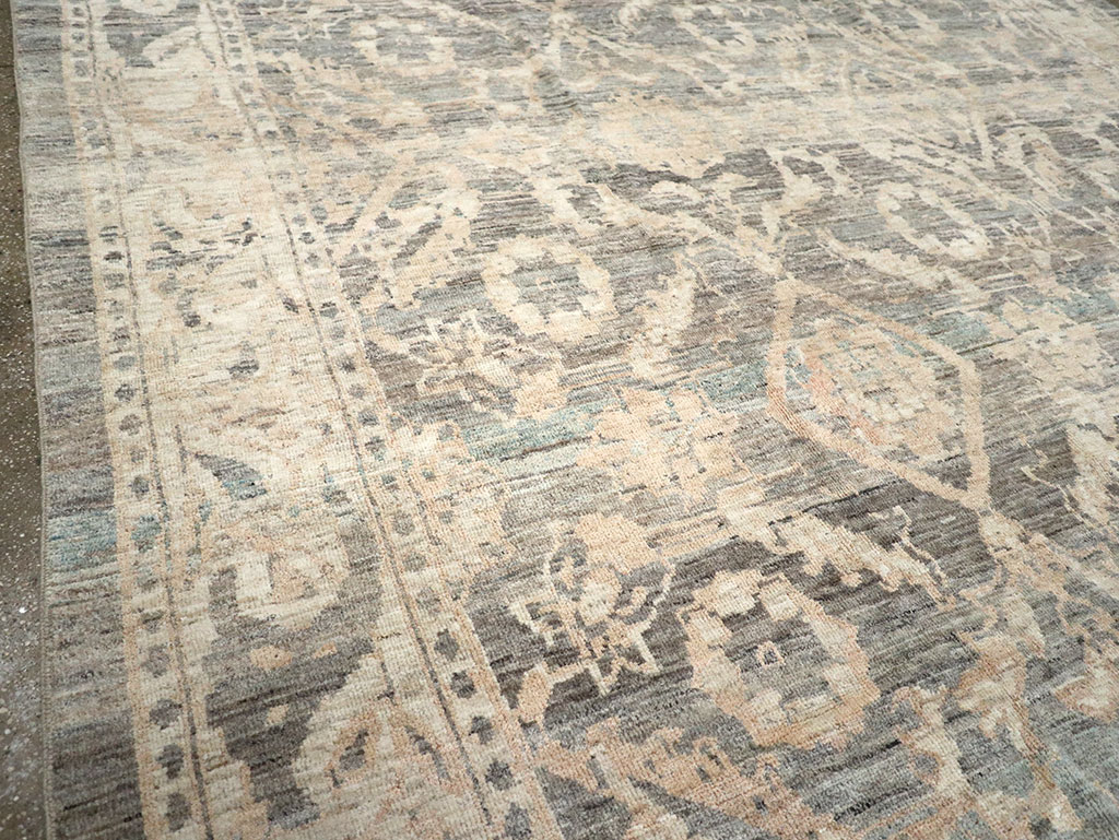Modern Persian Mahal Room Size Carpet, No.33147 - Gsblank