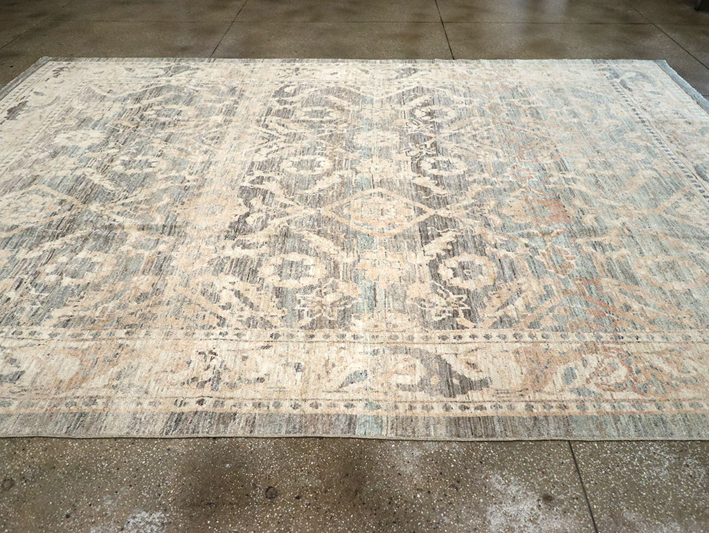 Modern Persian Mahal Room Size Carpet, No.33147 - Gsblank