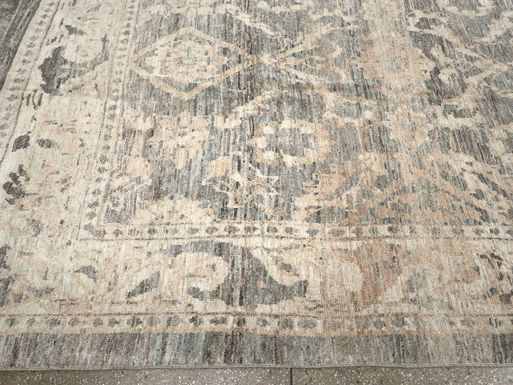 Modern Persian Mahal Room Size Carpet, No.33147 - Gsblank