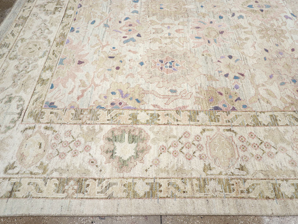 Modern Turkish Oushak Large Room Size Carpet, No.33148 - Gsblank