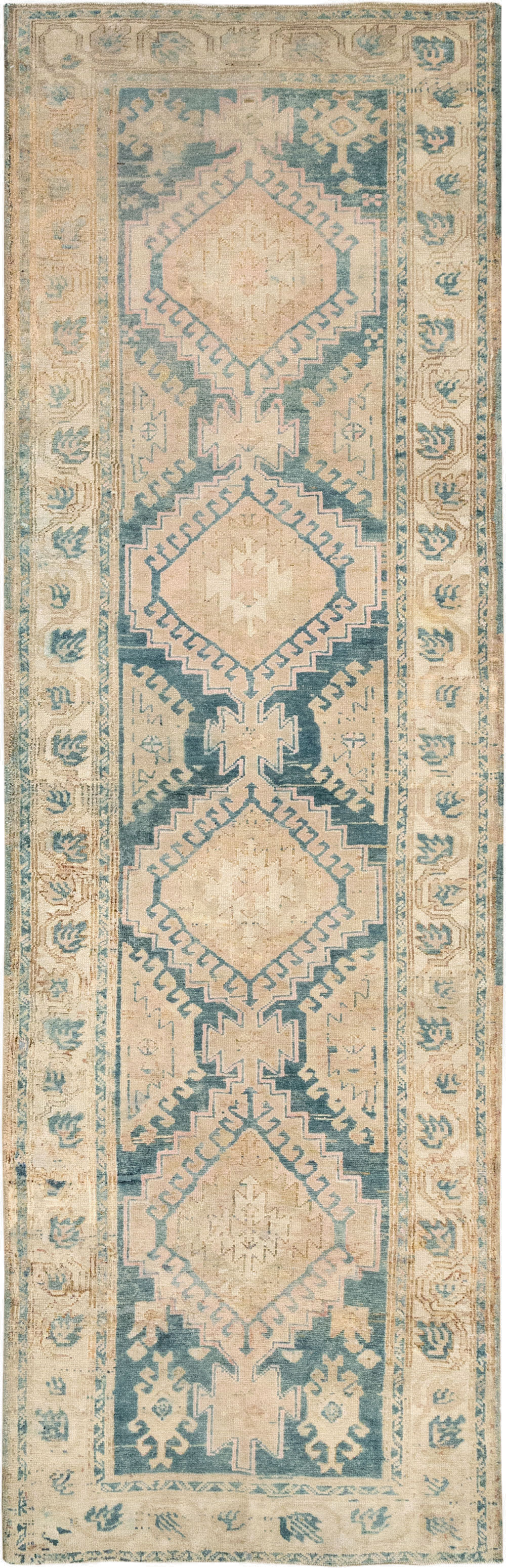 Vintage Persian Heriz Runner, No.33149 - Gsblank