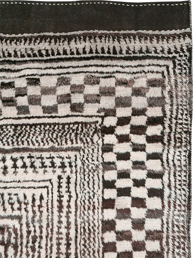 Modern Persian Gabbeh Room Size Carpet, No.33159 - Gsblank