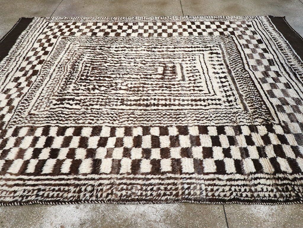 Modern Persian Gabbeh Room Size Carpet, No.33159 - Gsblank