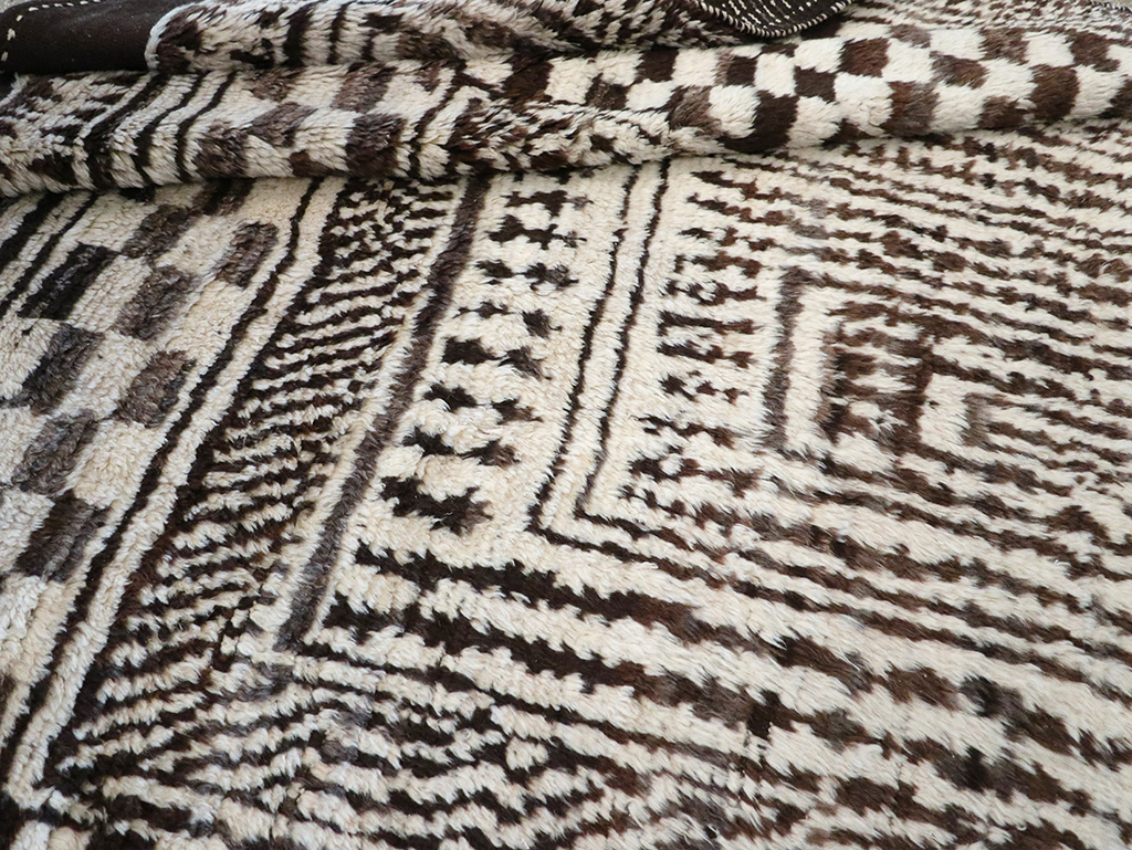 Modern Persian Gabbeh Room Size Carpet, No.33159 - Gsblank