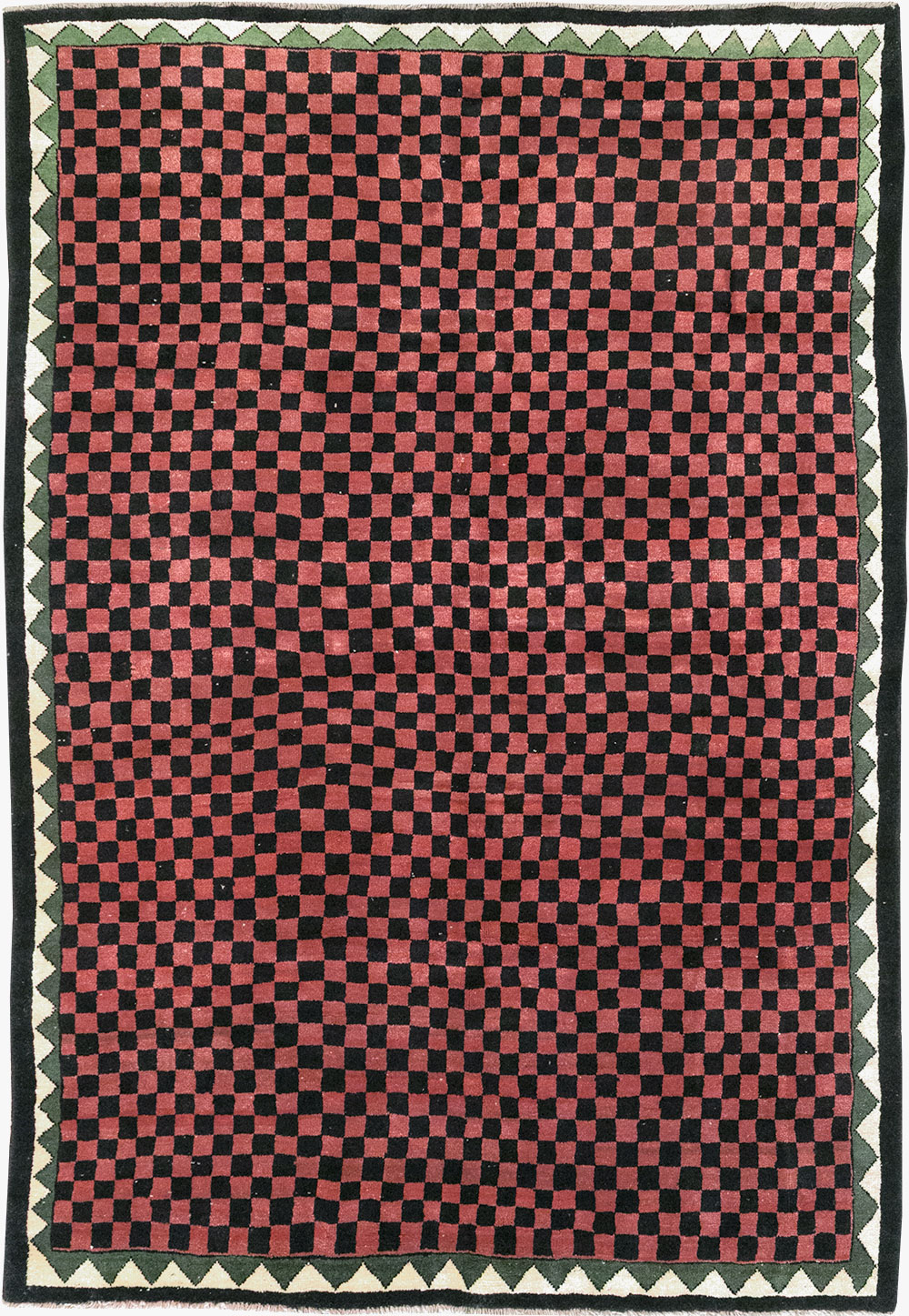 Modern Indian Gabbeh Accent Carpet, No.33163 - Gsblank