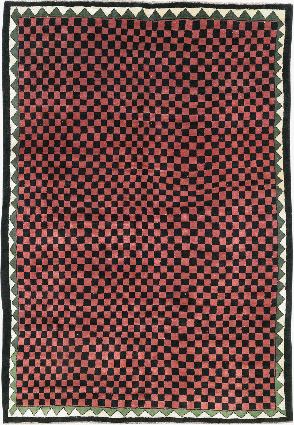 Modern Indian Gabbeh Accent Carpet, No.33163 - Gsblank