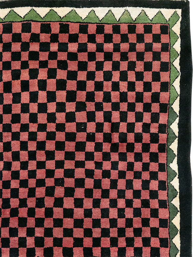 Modern Indian Gabbeh Accent Carpet, No.33163 - Gsblank