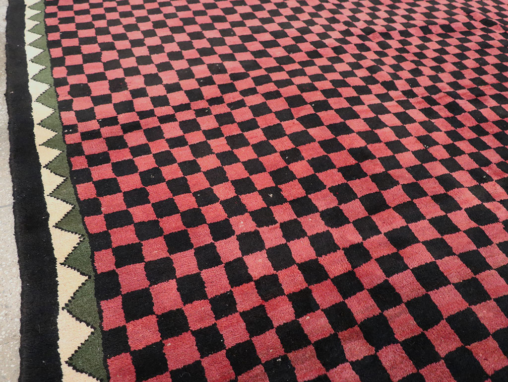 Modern Indian Gabbeh Accent Carpet, No.33163 - Gsblank