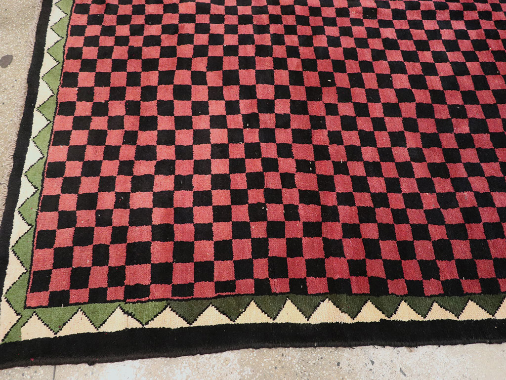 Modern Indian Gabbeh Accent Carpet, No.33163 - Gsblank