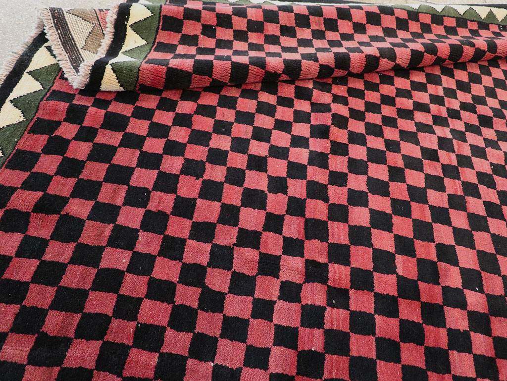 Modern Indian Gabbeh Accent Carpet, No.33163 - Gsblank