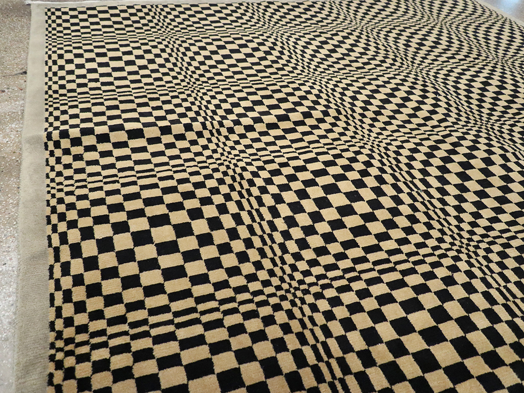 Modern Tibetan Art Deco Room Size Carpet, No.33164 - Gsblank