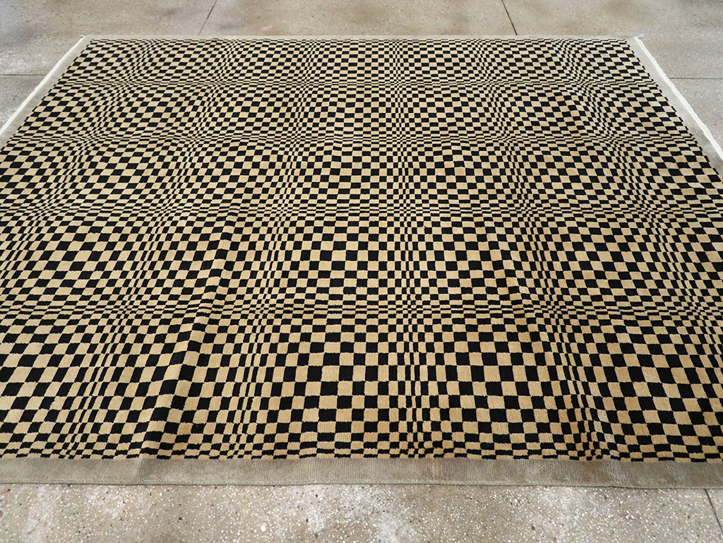 Modern Tibetan Art Deco Room Size Carpet, No.33164 - Gsblank