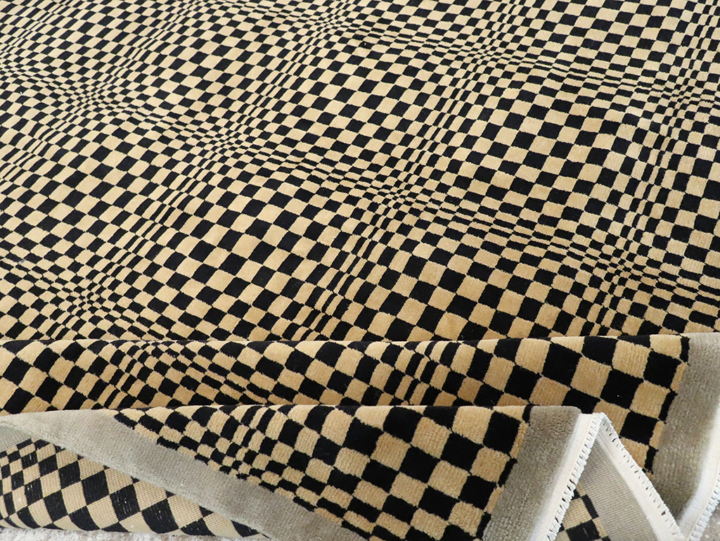 Modern Tibetan Art Deco Room Size Carpet, No.33164 - Gsblank