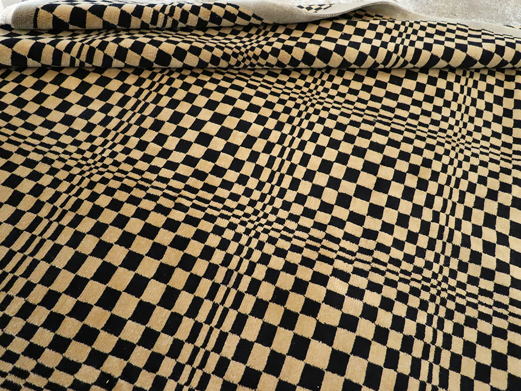 Modern Tibetan Art Deco Room Size Carpet, No.33164 - Gsblank