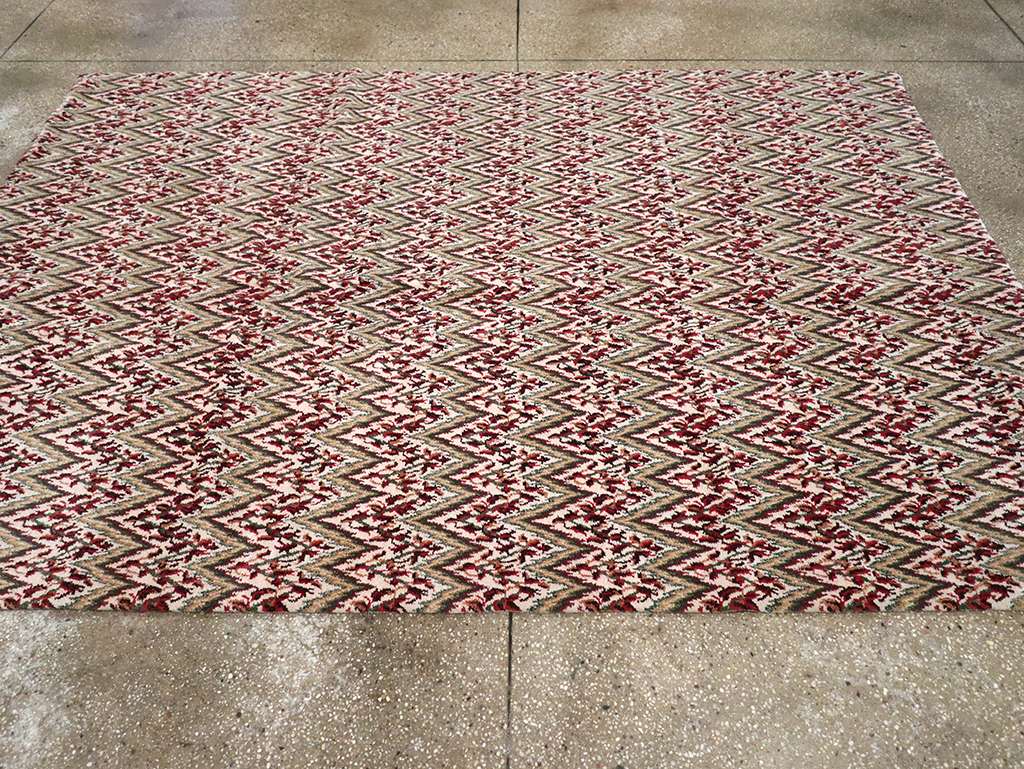 Modern Tibetan Accent Rug, No.33165 - Gsblank