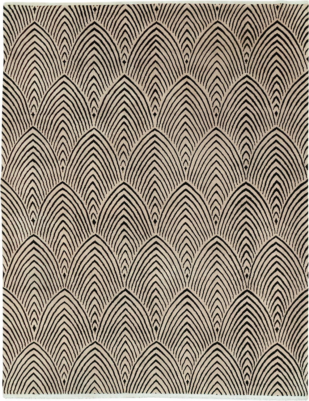 Antique Chinese Art Deco Room Size Carpet, No.33169 - Gsblank