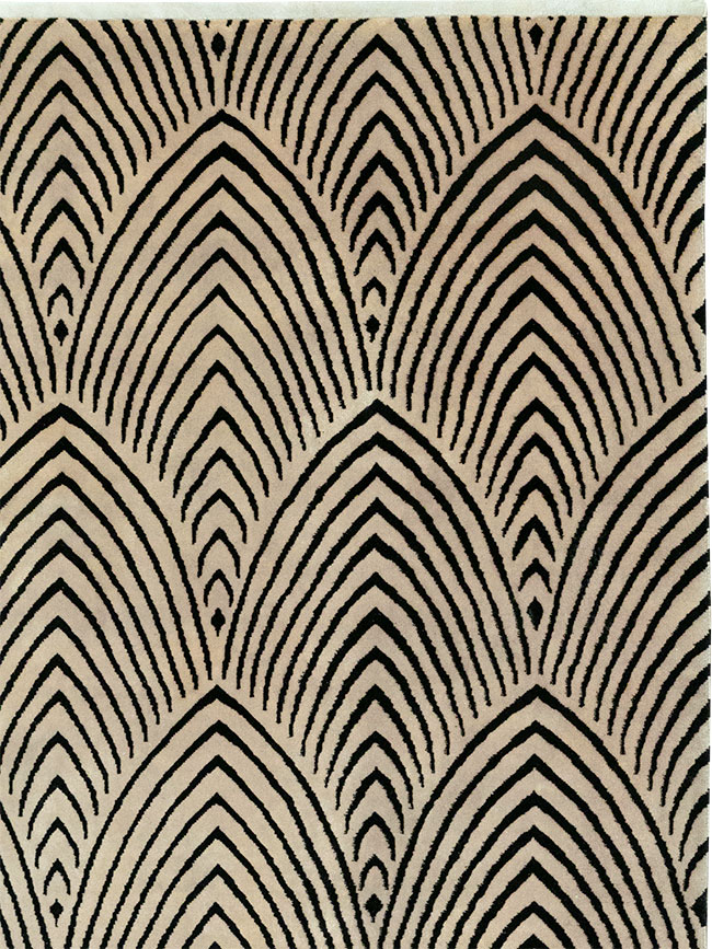 Antique Chinese Art Deco Room Size Carpet, No.33169 - Gsblank