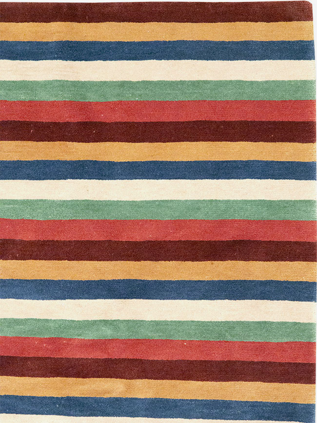 Modern Tibetan Accent Rug, No.33170 - Gsblank