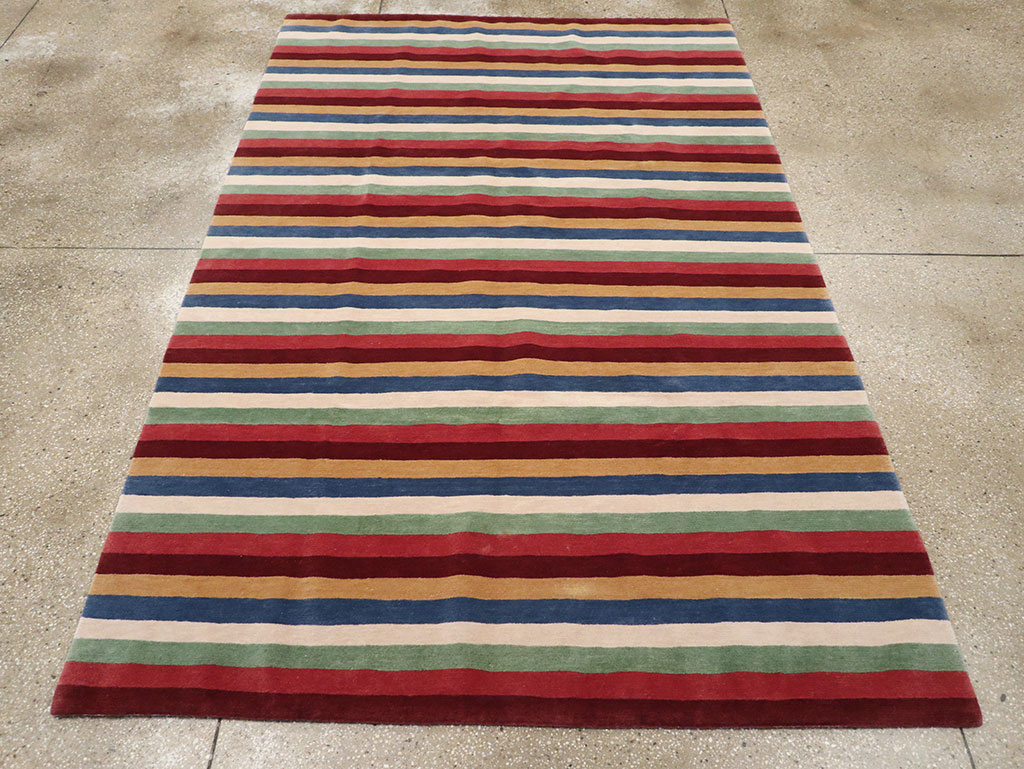 Modern Tibetan Accent Rug, No.33170 - Gsblank