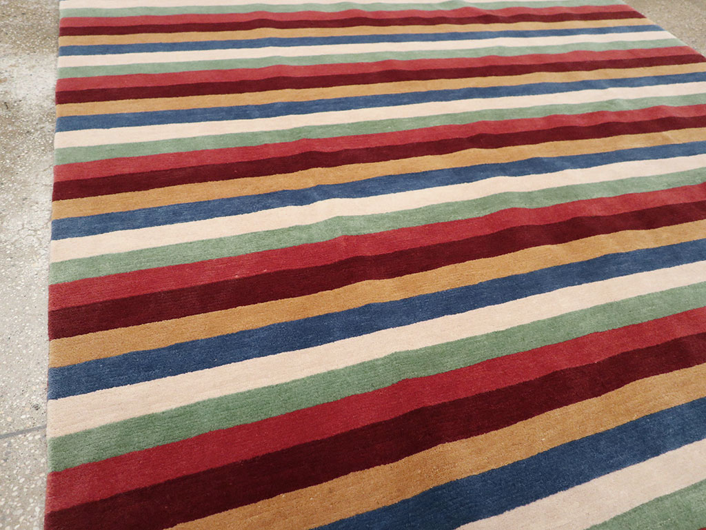 Modern Tibetan Accent Rug, No.33170 - Gsblank