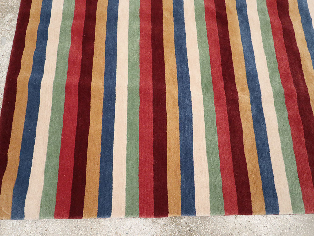 Modern Tibetan Accent Rug, No.33170 - Gsblank