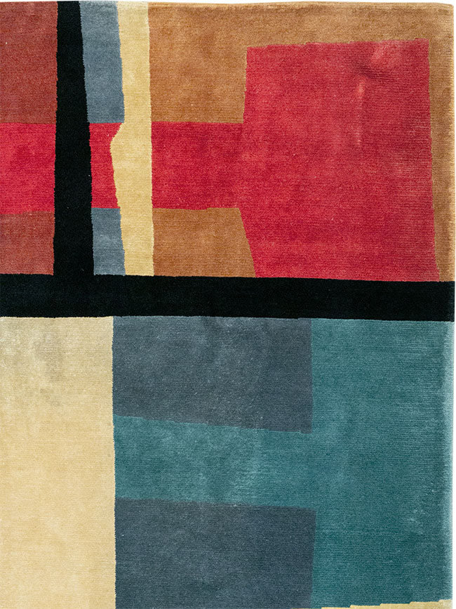 Modern Tibetan Art Deco Room Size Carpet, No.33173 - Gsblank