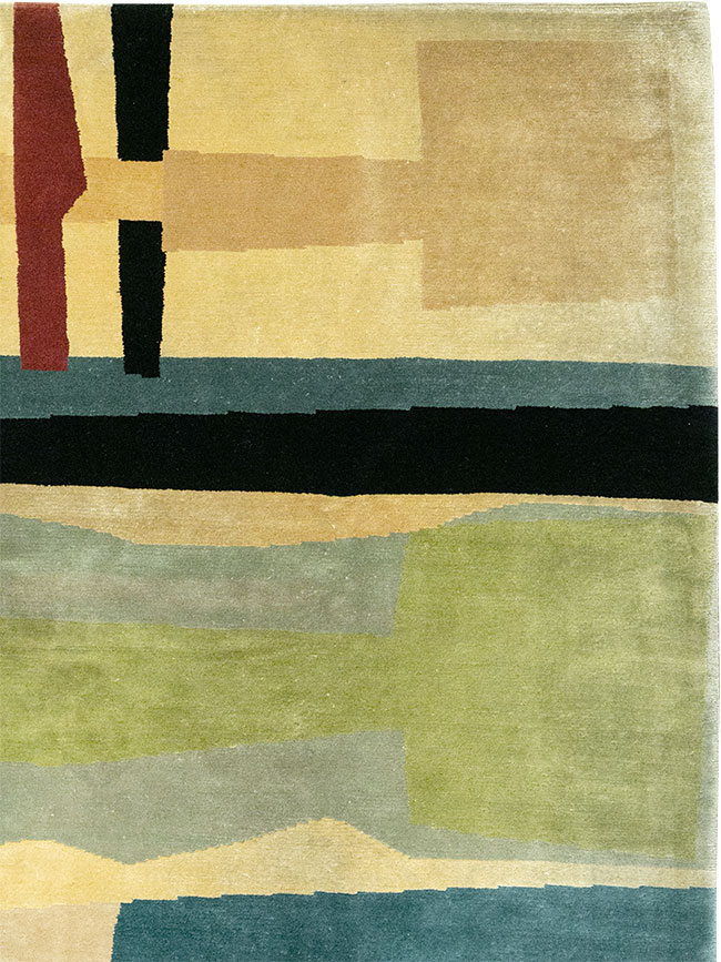 Modern Tibetan Art Deco Room Size Carpet, No.33173 - Gsblank