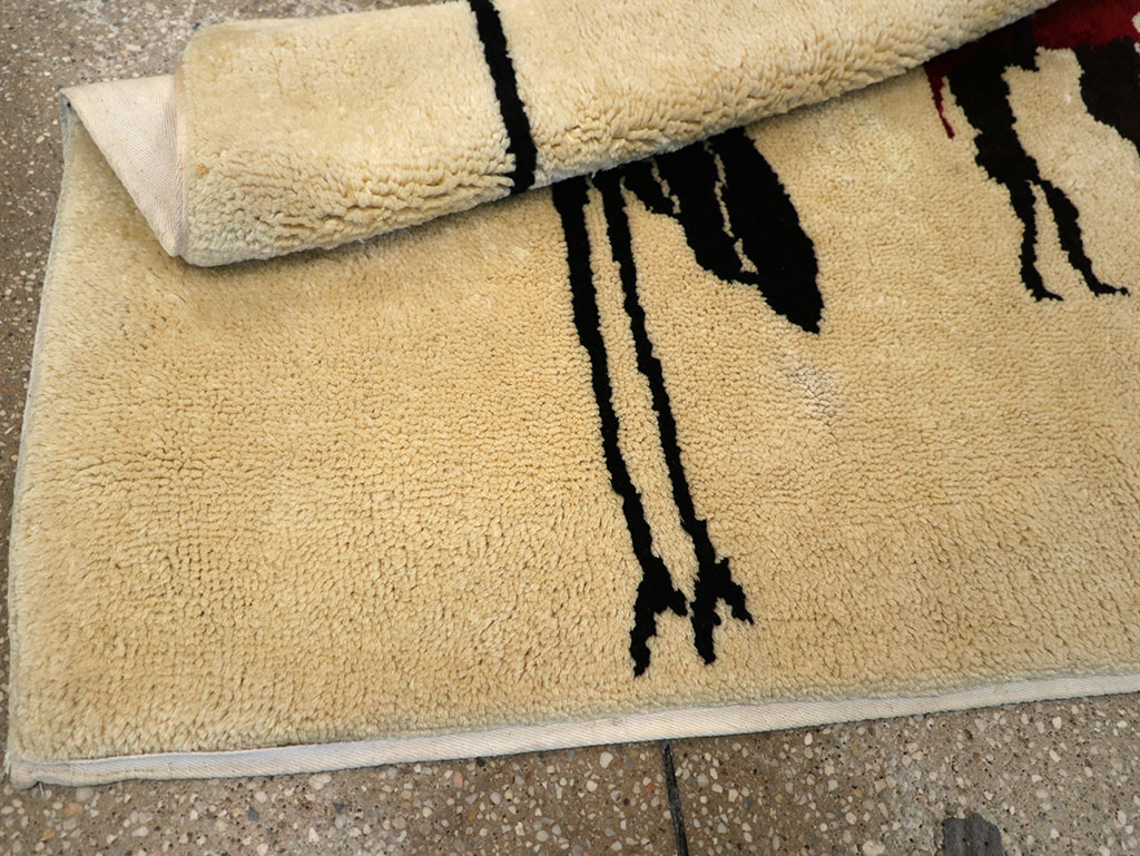 Vintage African Moroccan Pictorial Rug, No.33176 - Gsblank