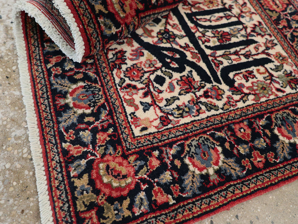 Modern Persian Kashan Pictorial Rug, No.33177 - Gsblank