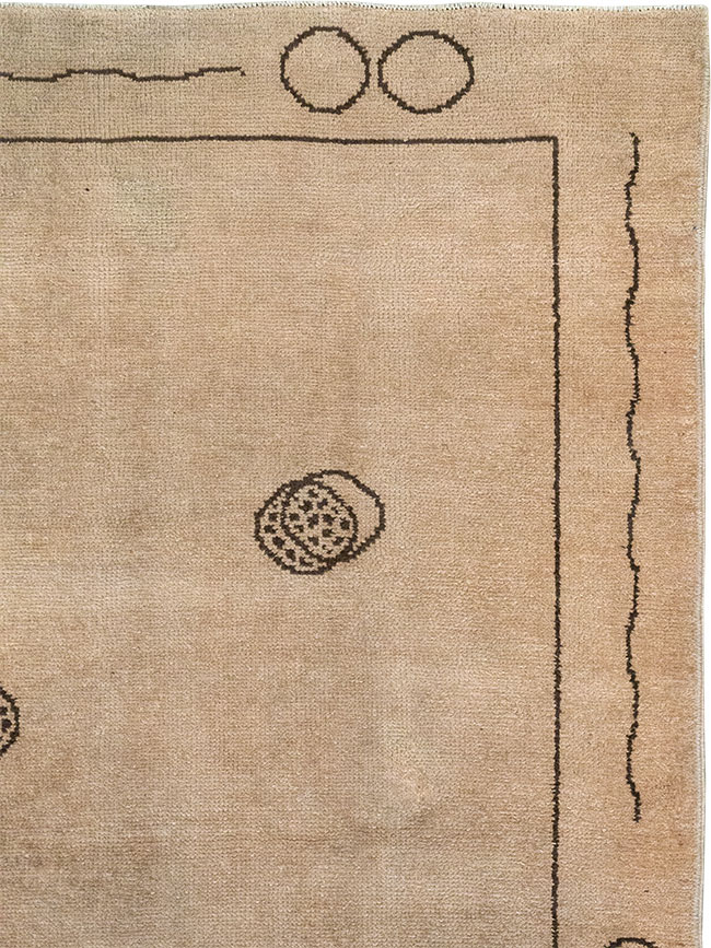 Vintage Chinese Art Deco Room Size Carpet, No.33179 - Gsblank