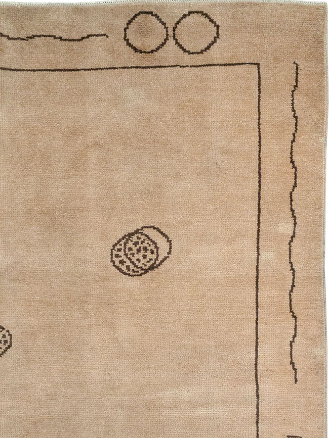 Vintage Chinese Art Deco Room Size Carpet, No.33179 - Gsblank