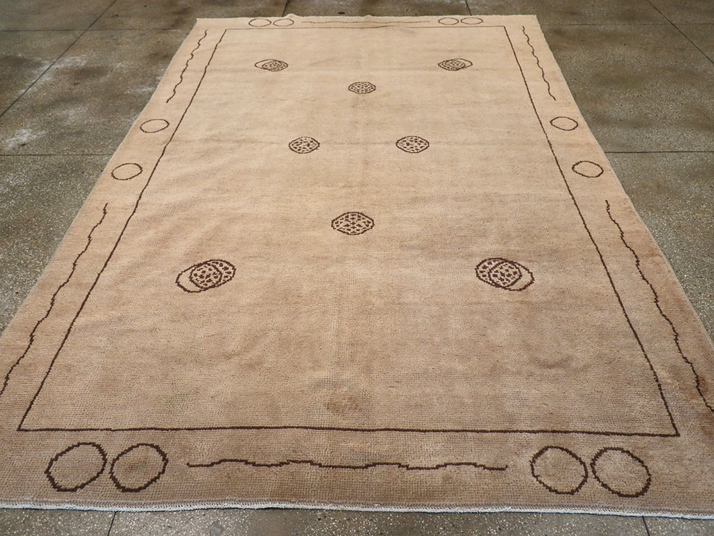 Vintage Chinese Art Deco Room Size Carpet, No.33179 - Gsblank